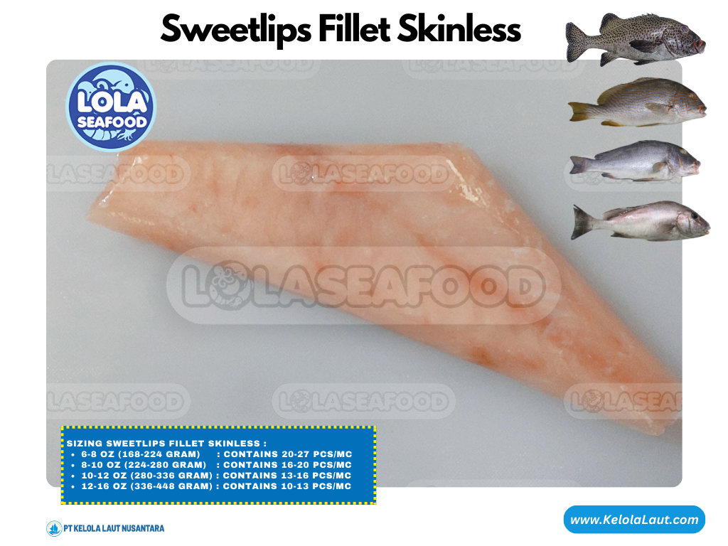 Sweetlips Fillet Skinless